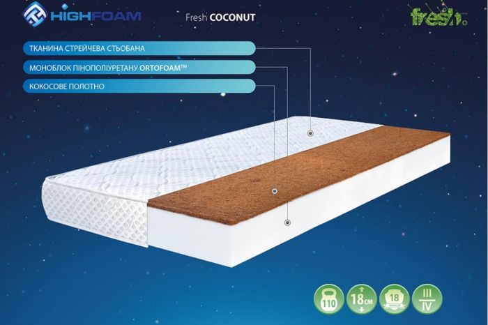 Матрац Highfoam Fresh Coconut